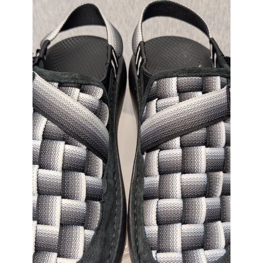 Chaco Canyon Woven Clog Womens Sz 10 Black/White Slip On Adjustable Hiking Shoes - Picture 3 of 8